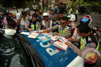 Polda Sulbar Tindak 1.604 Pelanggar Lalu Lintas 