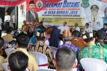 Dirjen Kemendes-PDT Kunjungi Desa Bungai Jaya