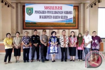 Pelajar Barsel Ikuti Sosialisasi Pencegahan Penyalahgunaan Narkoba