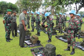 Kasdam Cenderawasih pimpin upacara pelepasan pasukan PBB ke Kongo