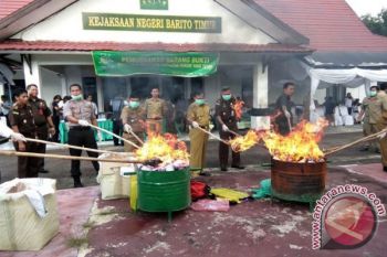 Ini Barang Bukti yang Dimusnahkan Kejaksaan Negeri Bartim