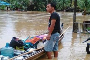 Banjir Bandang Kecamatan Gunung Purei Mulai Surut