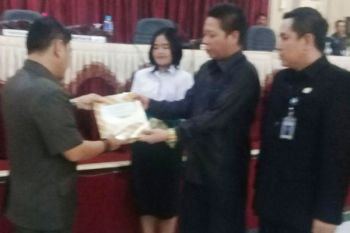 DPRD Bartim Terima Pengajuan RAPBD 2018