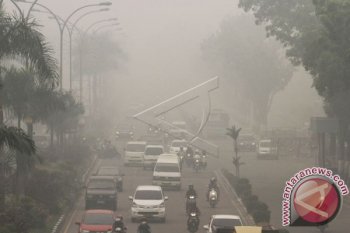 Kabut asap mulai memasuki rumah penduduk di Kalsel
