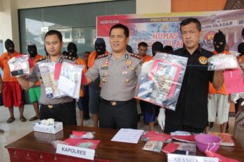 Polres Cilacap Proses 60 Kasus Perjudian 