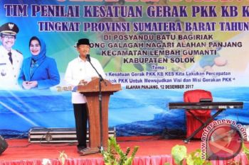Tim PKK KB Kesehatan Kabupaten Solok dinilai Provinsi