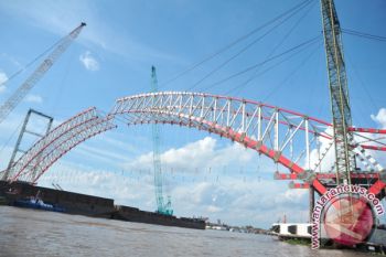 Jembatan Musi IV masih terkendala pembebasan lahan
