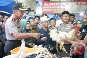 Kapolda Pantau Situasi Pangan Di Pasar Tradisional 
