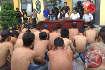 Polda Kalteng Amankan 41 Preman Jalanan
