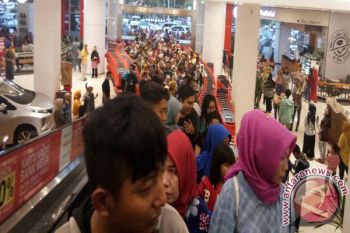 Pusat pertokoan di Bandarlampung kembali ramai