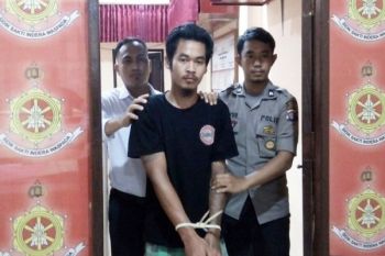 Polres Bartim Tangkap Pria Ngamuk Dimalam Natal