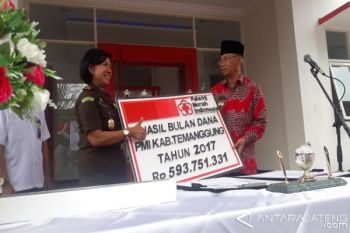 Bulan dana PMI Temanggung kumpulkan Rp593,7 juta