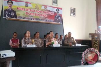 Angka Kriminalitas di Wilayah Polres Bukittinggi Menurun