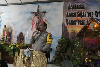Kapolres Karimun Pastikan Langsung Keamanan Gereja