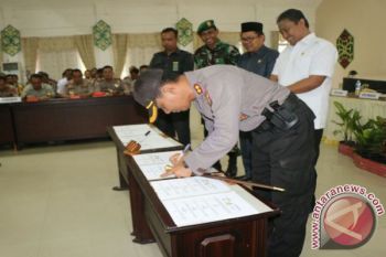 Antisipasi Gangguan, Polres Pulpis Samakan Persepsi Pengamanan Pilkada