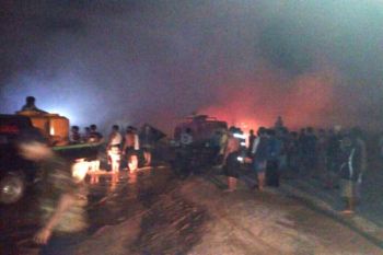 Pasar Simpang Sebabi Kotim Terbakar