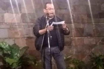  Menhub kejutkan komunitas saat baca puisi