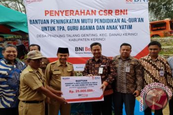 Direksi BNI teken MoU pendampingan BUMDes dan salurkan CSR di Kerinci