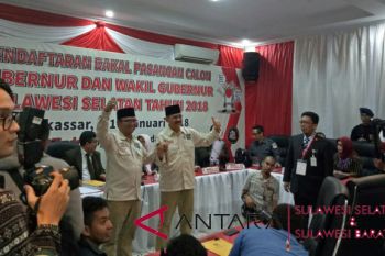 Agus-Tanribali daftar peserta Pilkada Sulsel