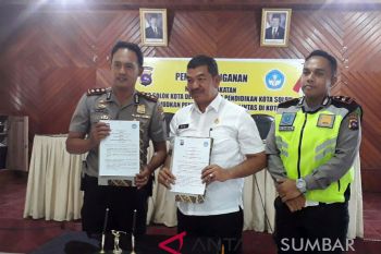 Wujudkan tertib berlalu lintas, Polres dan Pemkot Solok bekerja sama