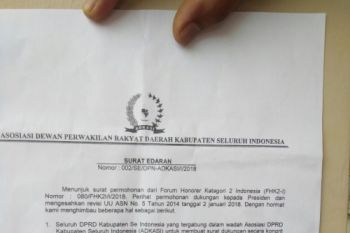 Ratusan Pegawai Honorer K2 Solok Selatan Datangi DPRD