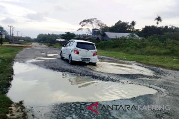 DPRD Gumas Desak DPU Segera Tangani Jalan Berlubang Dalam Kota
