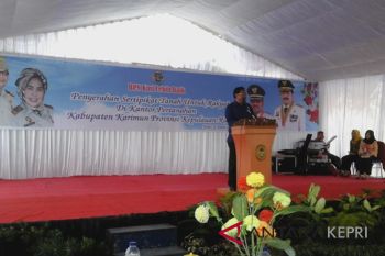 Gubernur Kepri serahkan 256 sertifikat tanah Karimun