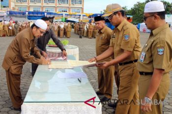 Bupati Pasaman Barat dan Kepala OPD Tandatangani Pakta Integritas
