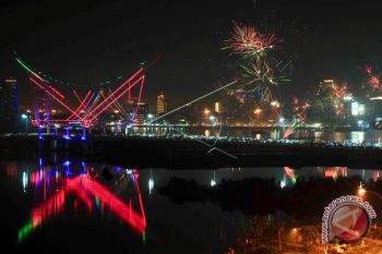 Malam pergantian tahun di Makassar