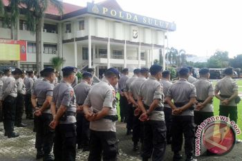 Polda Sulut gelar pergeseran pasukan pengamanan Pilkada 