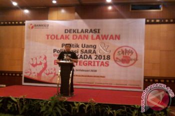 Bawaslu Sulut gelar deklarasi tolak politik uang 