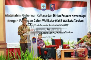  Silaturahmi dengan Para Calon Walikota dan Wawali, Gubernur Ajak Berpolitik Santun