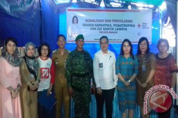 BNN-PMI Manado penyuluhan pencegahan Narkotika kepada masyarakat 