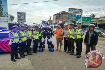 Satlantas Polres Mesuji Terjunkan Robot Rodharka