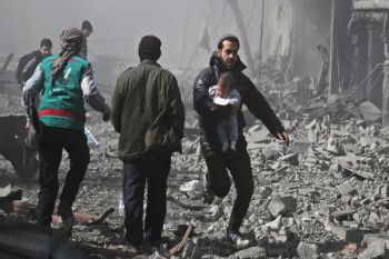 Setelah ledakan, Ghouta terpapar gas klorin