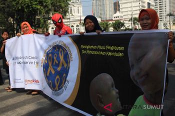Aksi Hari Kanker Anak Internasional