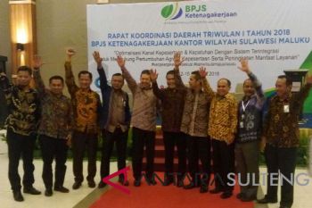 BPJS Ketenagakerjaan Sulawesi-Maluku target pendapatan iuran Rp1,6 T