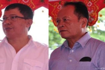 Apel bersama Pemda Poso, bupati berdiri di barisan peserta apel