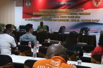 Staf KPU se-Papua ikuti bimtek penyelesaian sengketa pemilu