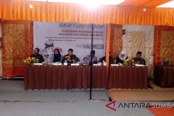 Inilah empat pasangan calon wali kota yang ditetapkan KPU Padang Panjang