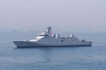 KRI Martadinata lakukan PAM presiden di Sulsel