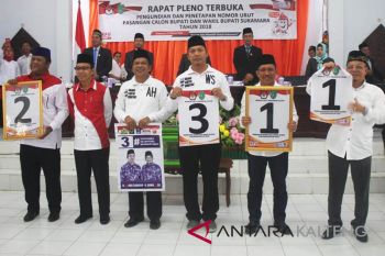 Nomor urut paslon Pilkada Sukamara Ditetapkan, hasilnya ini