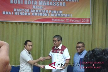 KONI Makassar raih WTP empat kali beruntun