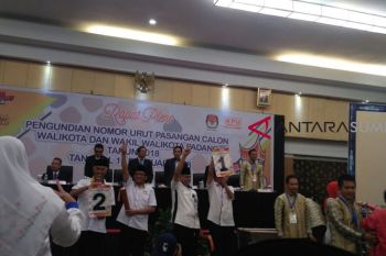 Ini dia nomor urut pasangan calon wali kota dan wakil wali kota Padang