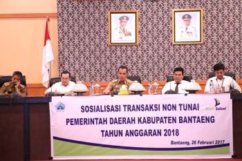 Pemkab Bantaeng sosialisasi transaksi non tunai