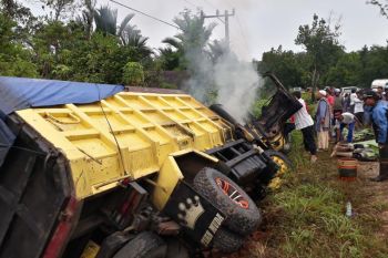 Ya Ampun! Rombongan jemaah asal Pontianak tewas terbakar di Kotim