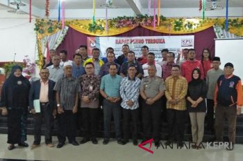 16 parpol di Lingga lulus verifikasi faktual