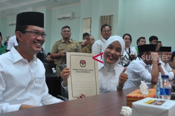 Hasil hitung cepat LKPI Harno-Fitri unggul