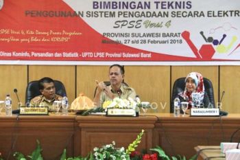 Sekprov Sulbar: pengadaan secara elektronik perkuat pemerintahan