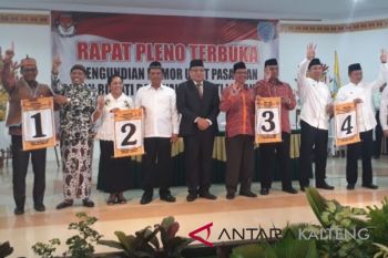 Ini hasil undian nomor urut empat paslon Lamandau